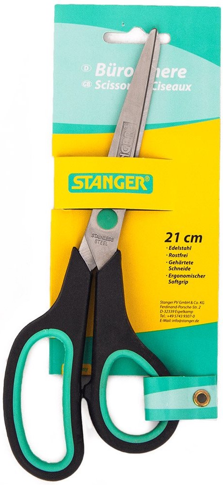 Stanger Foarfeca birou 21cm otel inoxidabil manere grip