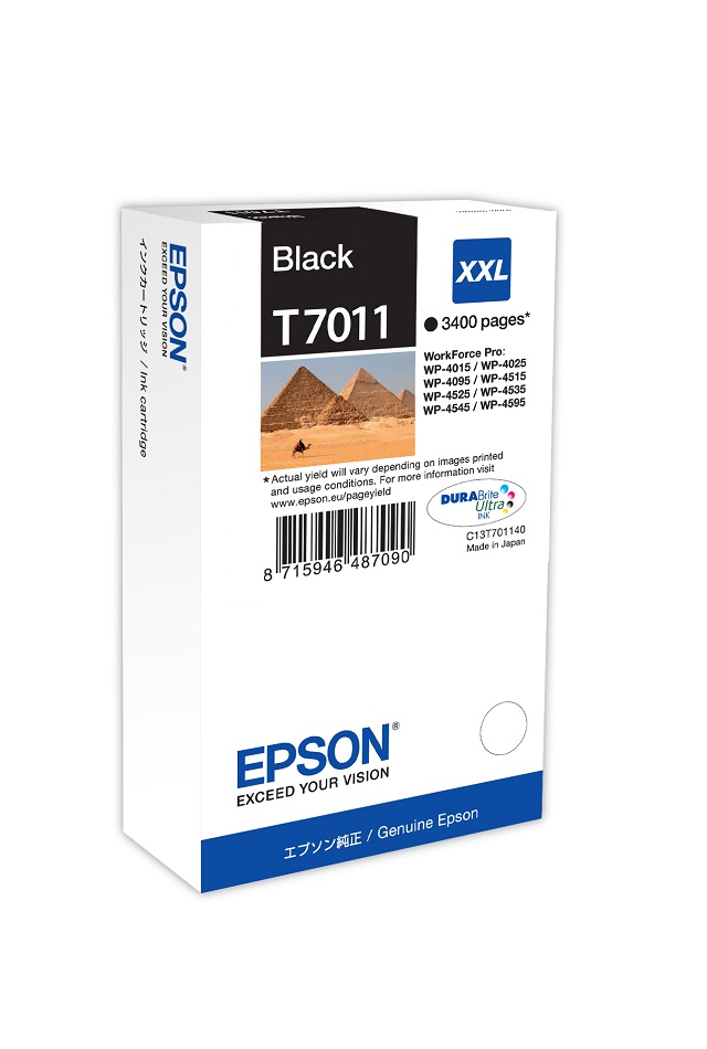 Epson C13T70114010 Cartus orig Black pt WP4000/4500 XXL - 3400 pg