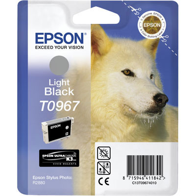 Epson C13T09674010 Cartus original Light Black pt. Stylus Photo R2880