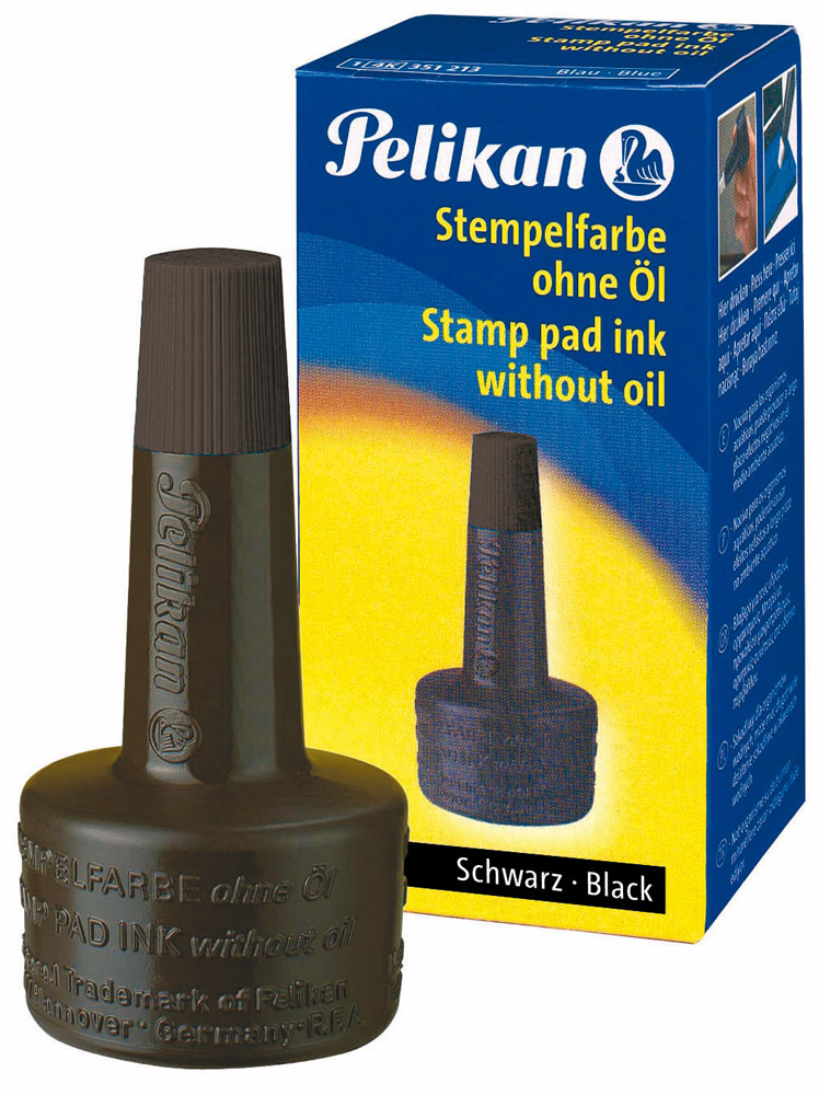 Pelikan Tus stampile neuleios negru aplicator 28ml