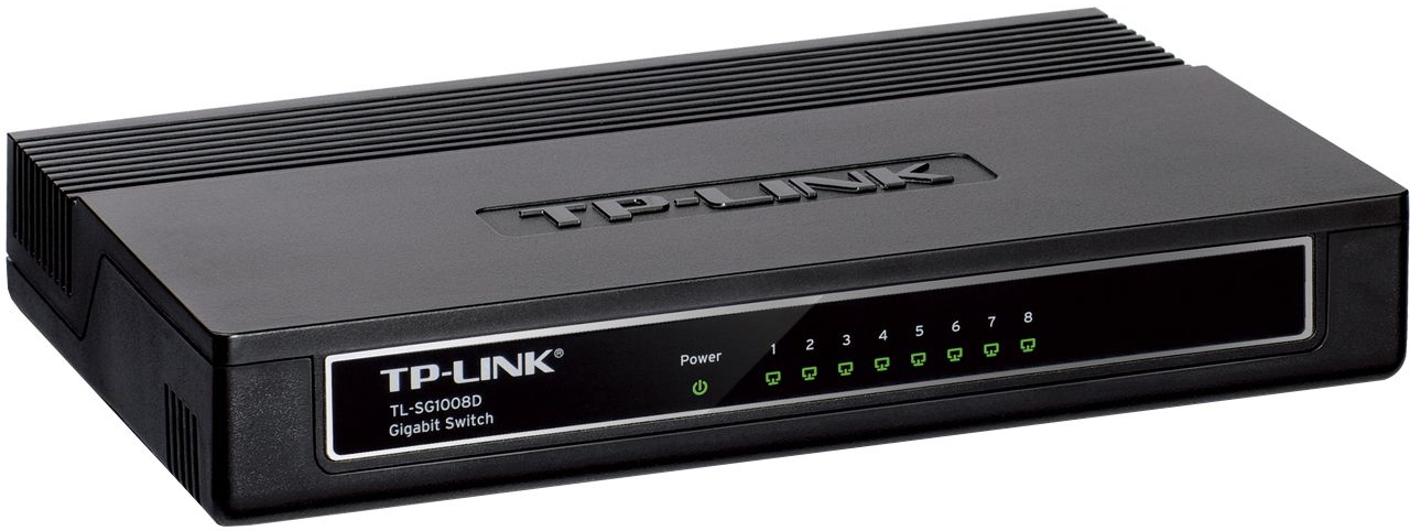 TP-Link Switch 8 porturi RJ45 Gigabit 10/100/1000Mbps (TL-SG1008D)