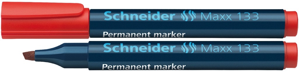 Schneider Marker permanent Maxx 133 rosu varf tesit 1-4mm