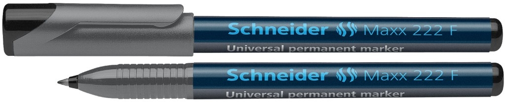 Schneider Maxx 222 marker OHP negru 0.7mm permanent