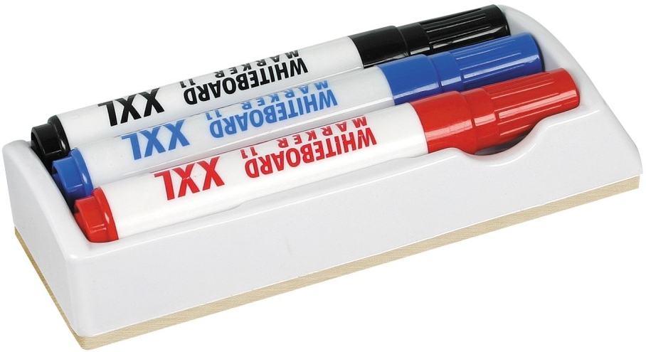 ICO Whiteboard kit un burete si 3 markere