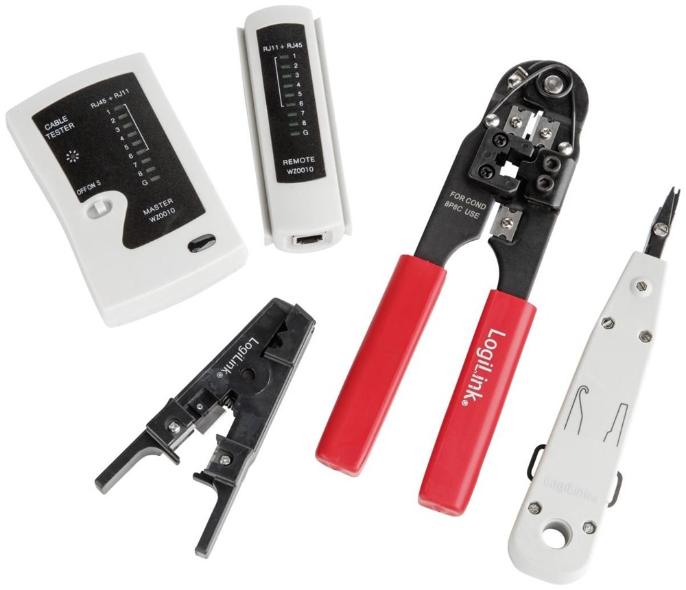 LogiLink Trusa scule networking 4 piese