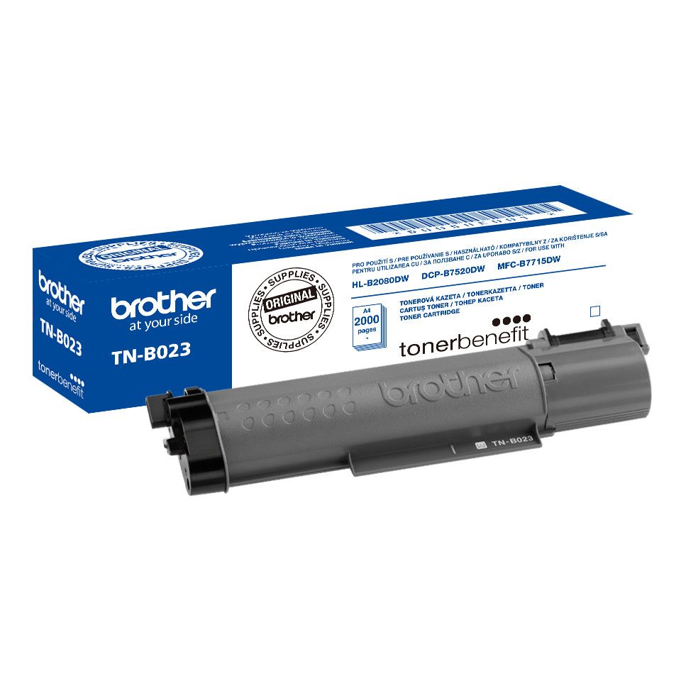 Brother Toner negru TN-B023, 2000 pagini, pentru HL-B2080DW