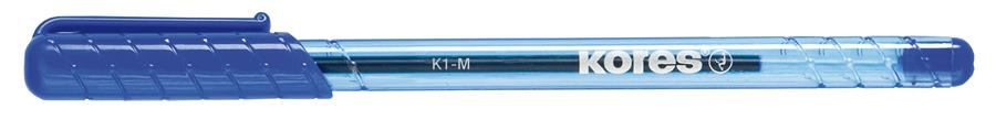 Kores Pix unica folosinta K1 albastru scriere fluida 0.7mm