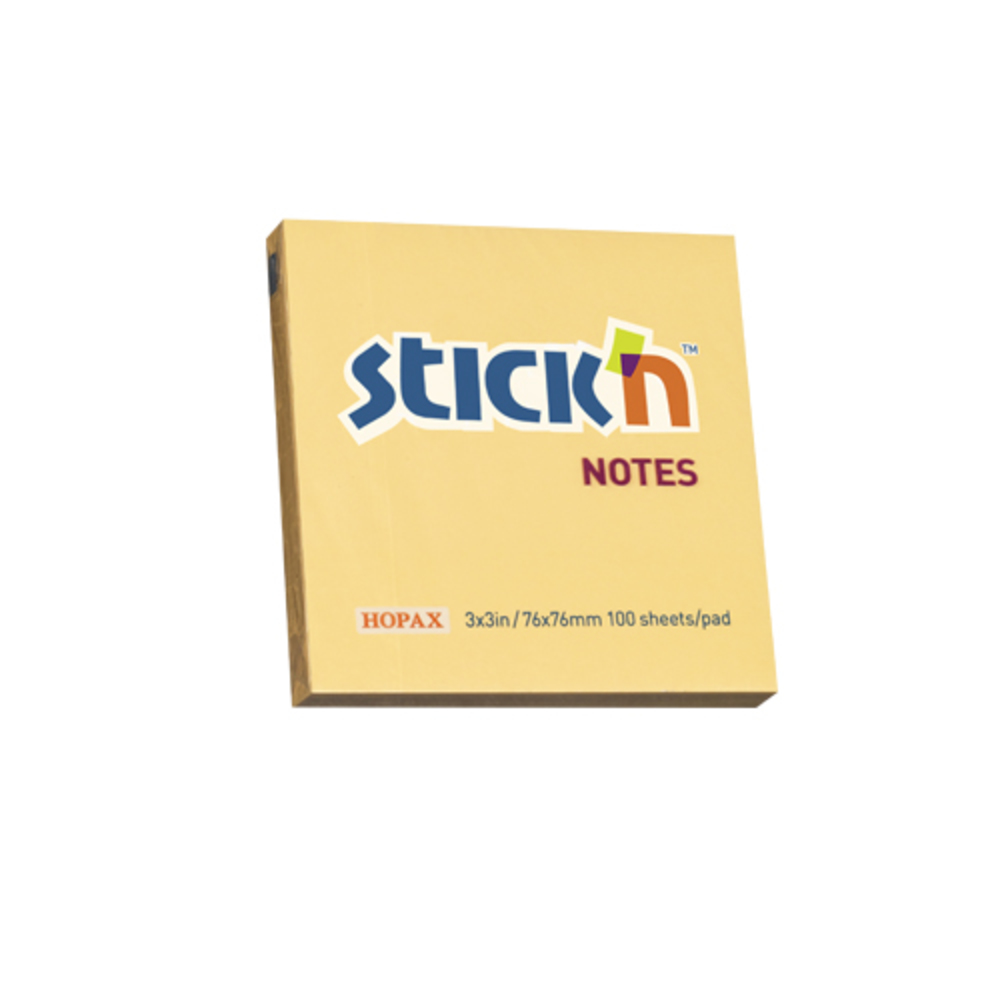 Hopax Notes adeziv 76x76mm 100 file portocaliu pastel