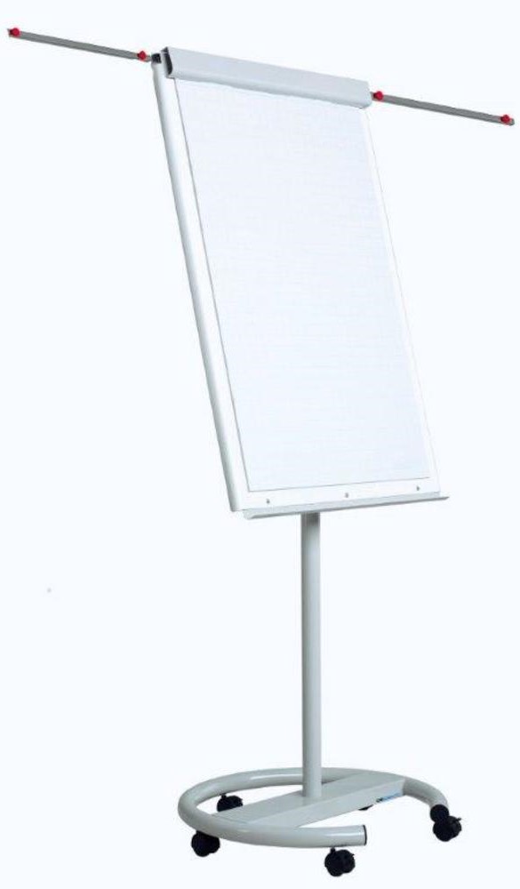 Optima Flipchart magnetic 100x70cm brate laterale cu roti