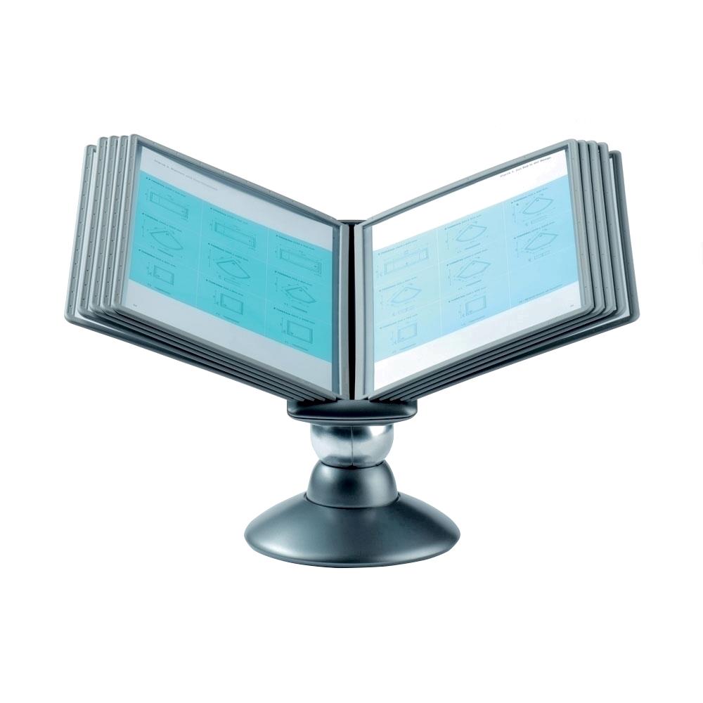 Durable Sistem prezentare A4 cu stand birou SHERPA Motion 10 displayuri