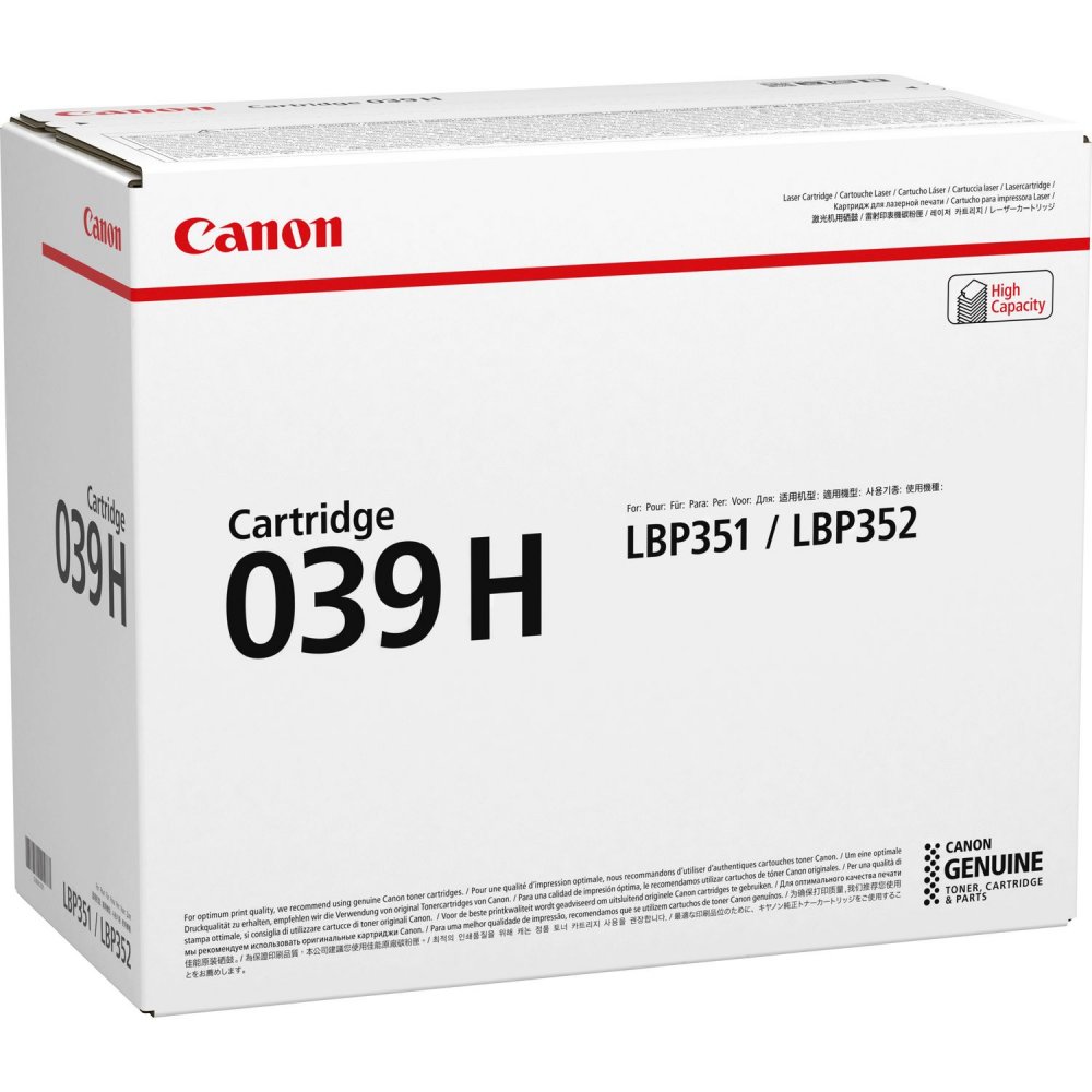 Canon CRG-039H Cartus toner original negru high capacity pentru Ca