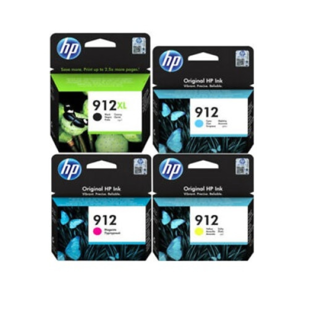 HP Set 4 cartuse inkjet No.912XL black/cyan/magenta/yellow high yiels, 3.3k