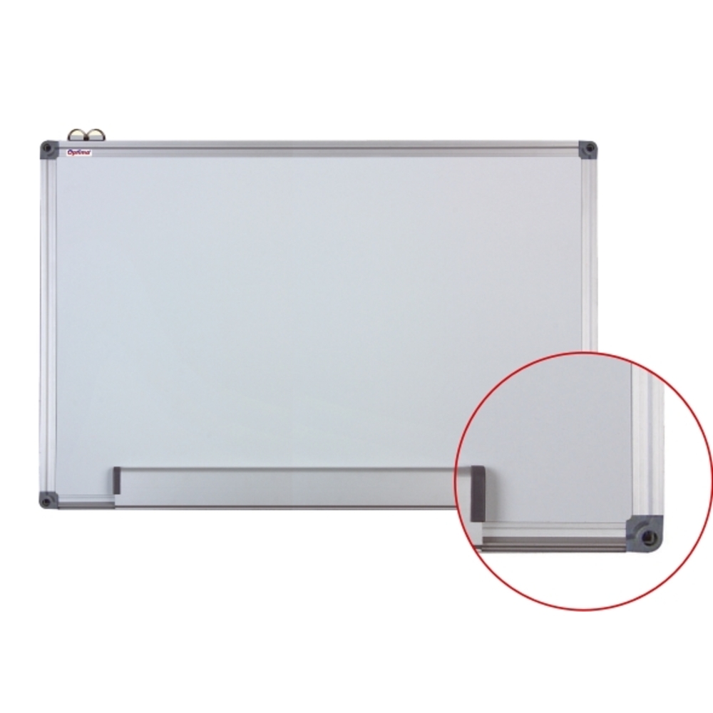 Optima Whiteboard magnetic 120x300cm rama aluminiu tavita