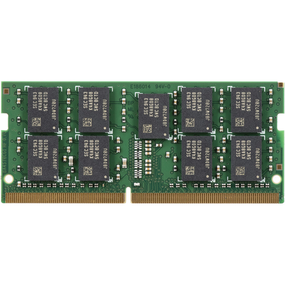 Synology Memorie RAM DDR4 4GB non-ECC Unbuffered SODIMM
