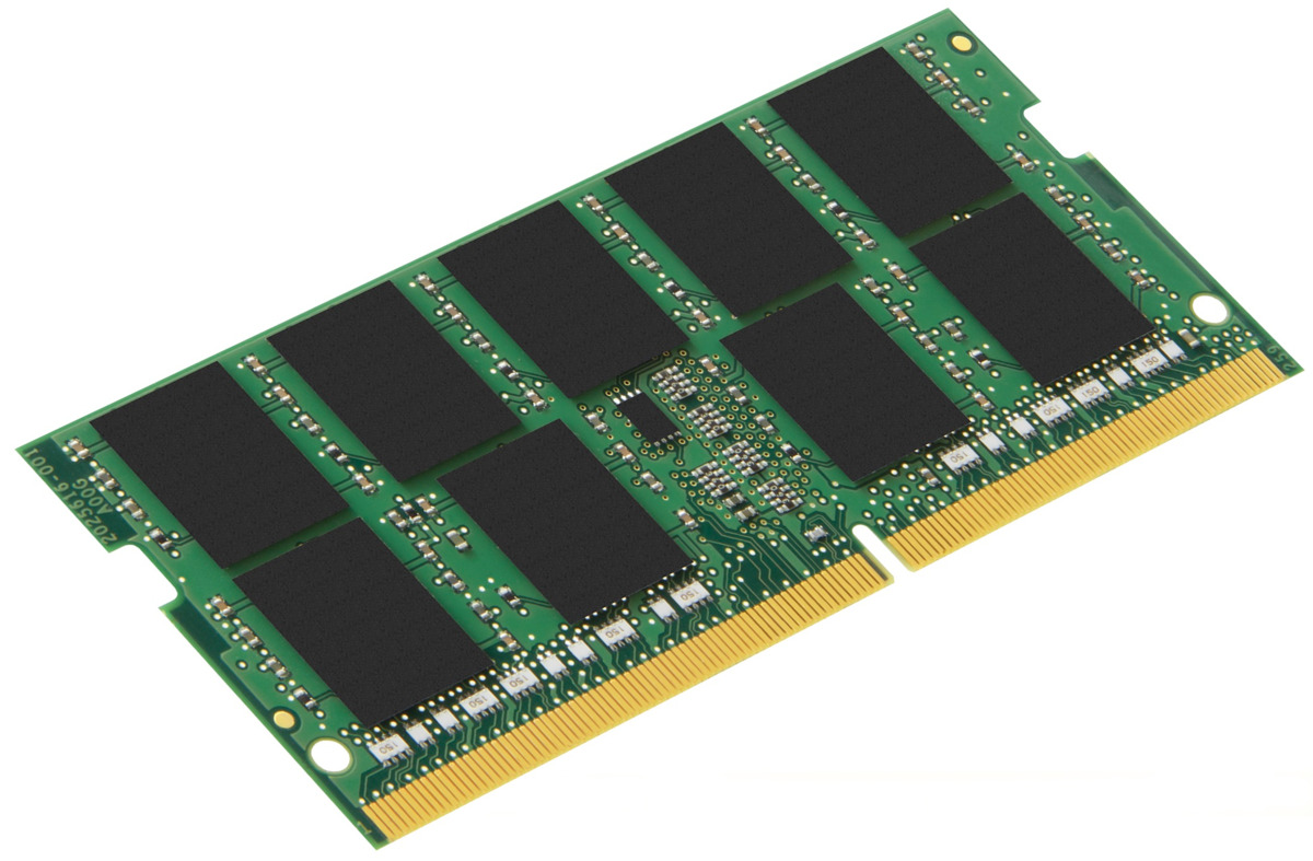 Kingston SODIMM DDR4 2666MHz, CL19, 2RX8, 1.2V, 260-pin, Non-ECC Unbuffered