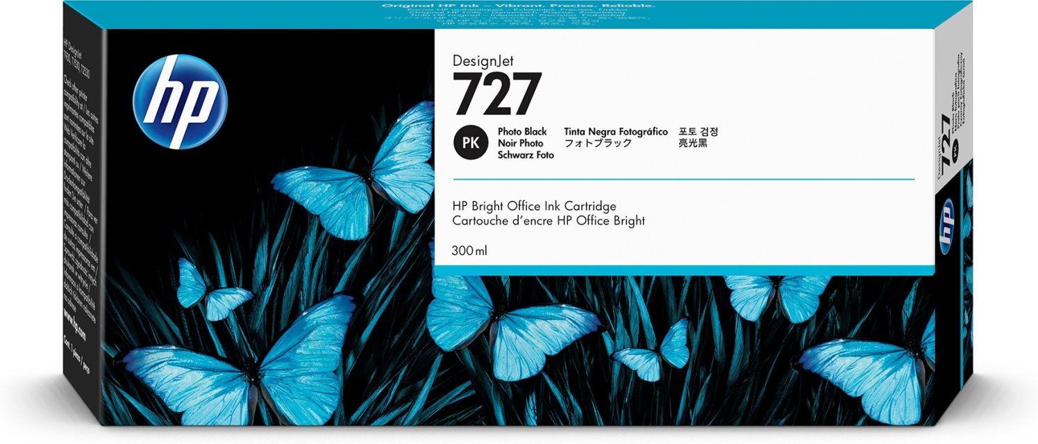 HP F9J79A Cartus cerneala No. 727 original 300ml Photo Black