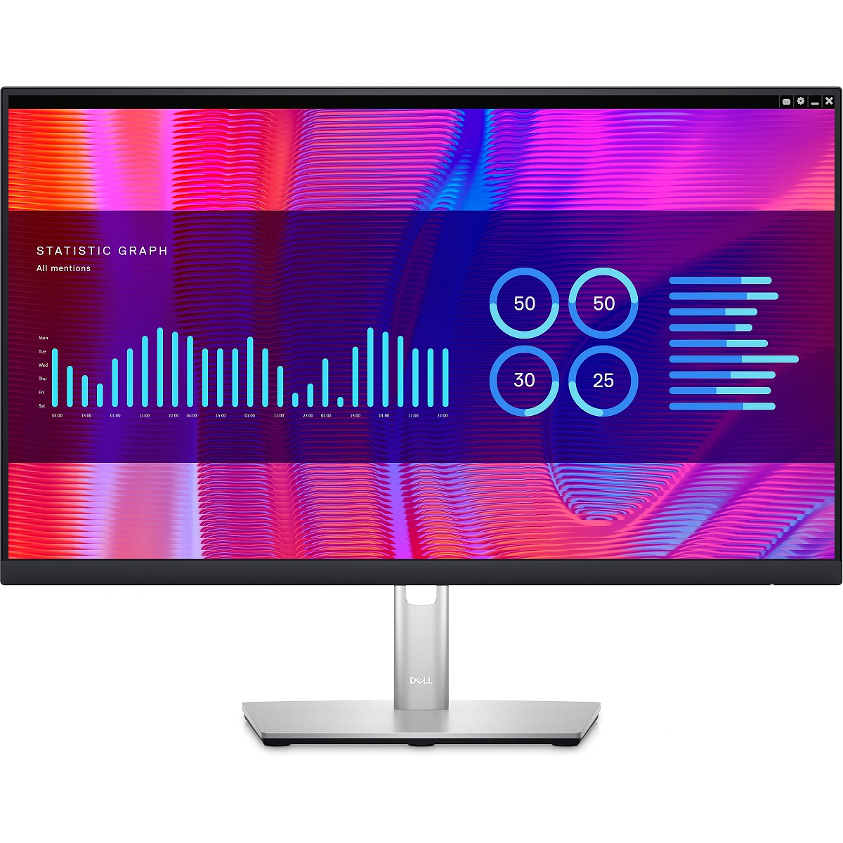 Dell P2423DE monitor LED Professional 23.8inch QHD 2560x1440px IPS Antiglare