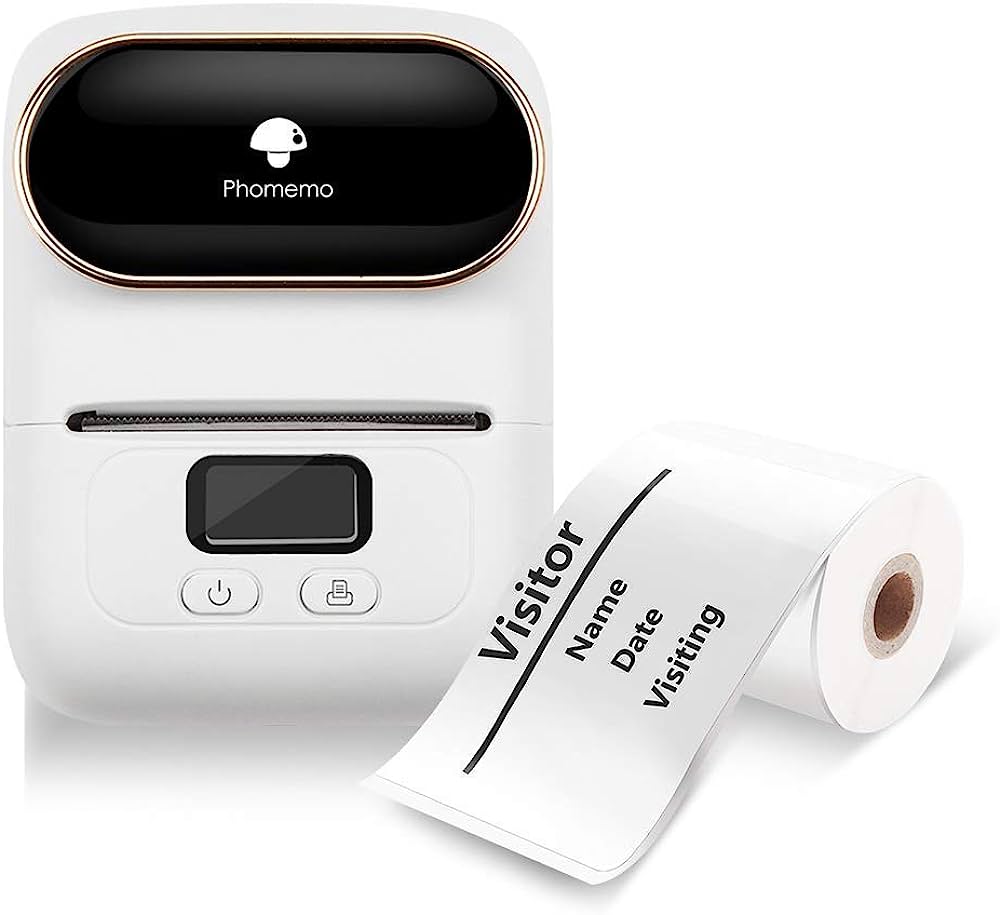 Aimo M110 Thermal label printer, Bluetooth labeling machine with