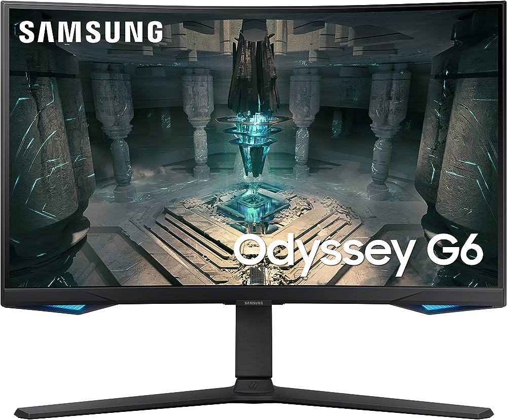 Samsung Odyssey G6 monitor gaming curbat 32 inch QHD 240Hz Smart