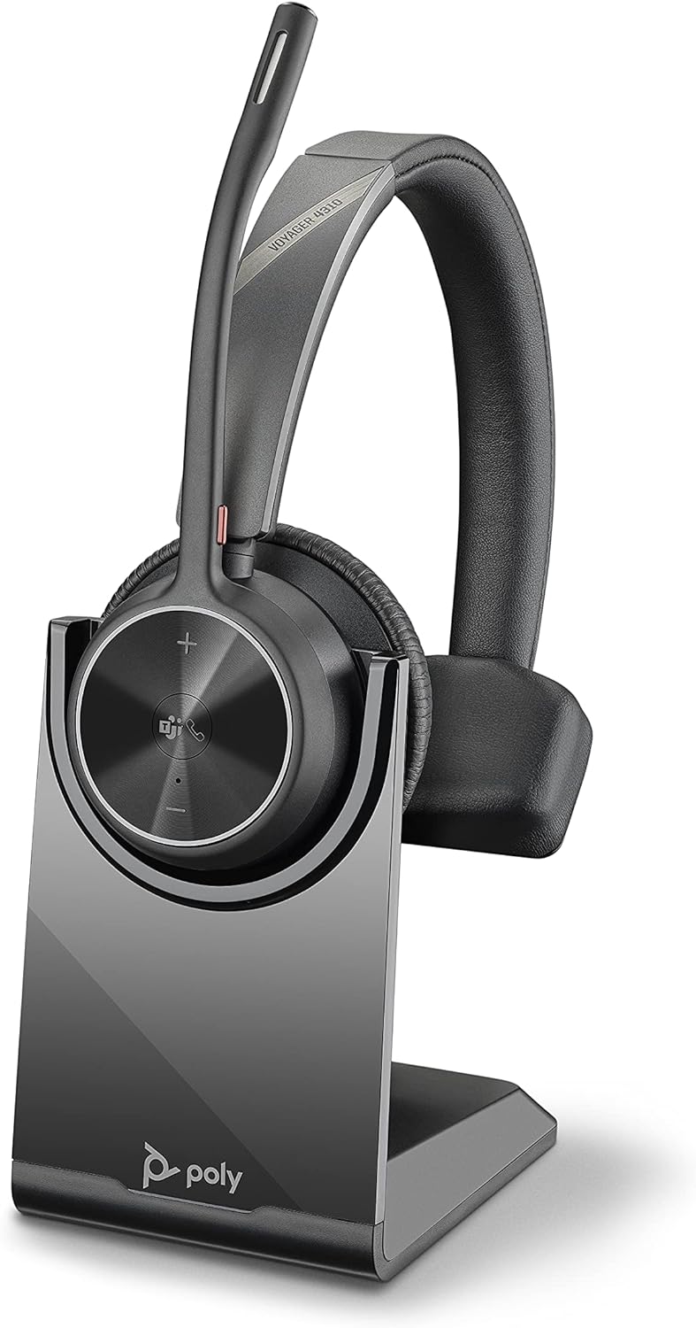 HP Poly Voyager 4310-M UC casca mono USB-A cu stand Teams (77Y93AA)
