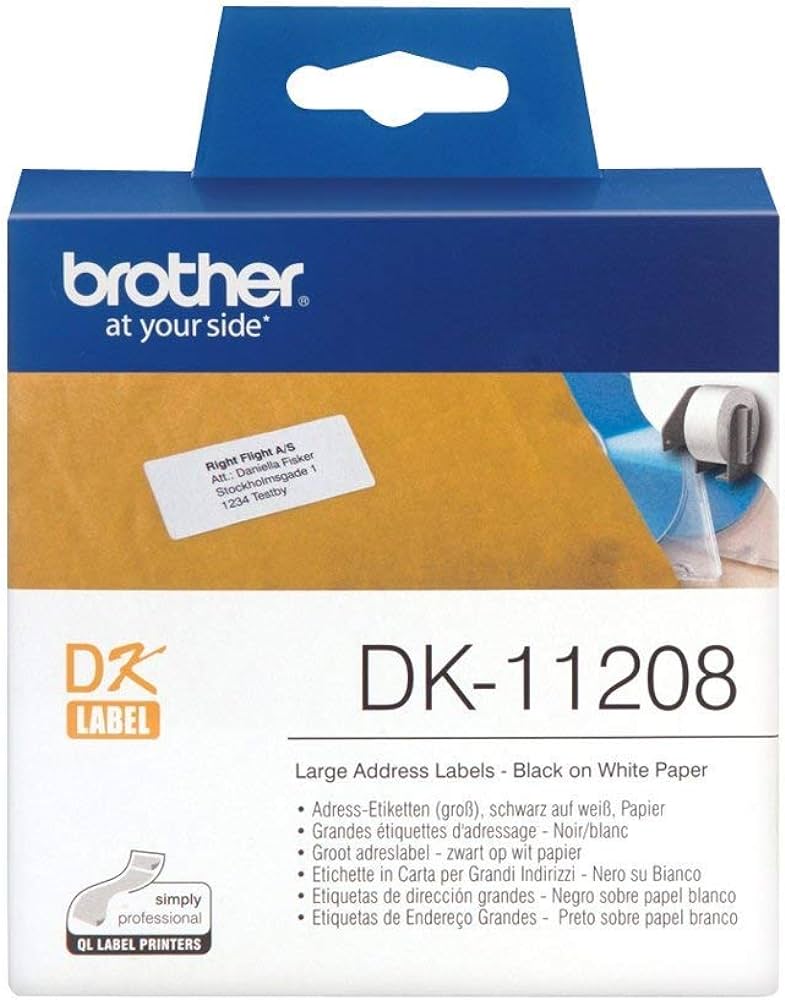 Brother Etichete adrese DK-11208 38x90mm 400/buc