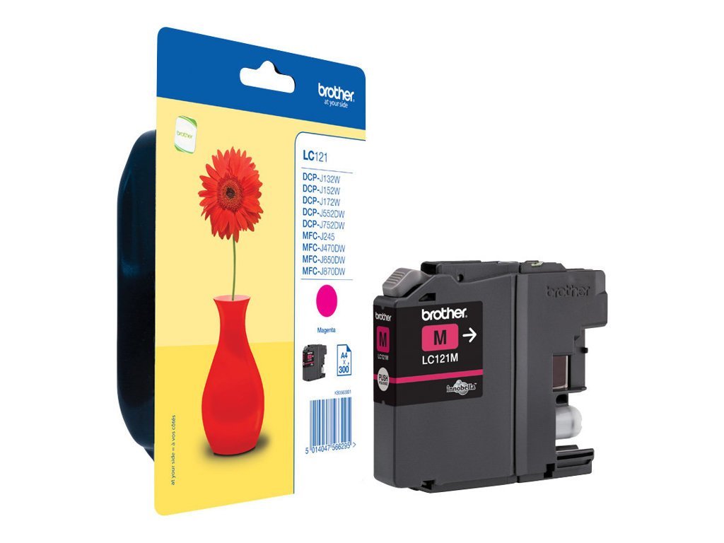 Brother Cartus magenta LC-121M, 300 pagini, pentru DCP-J132W