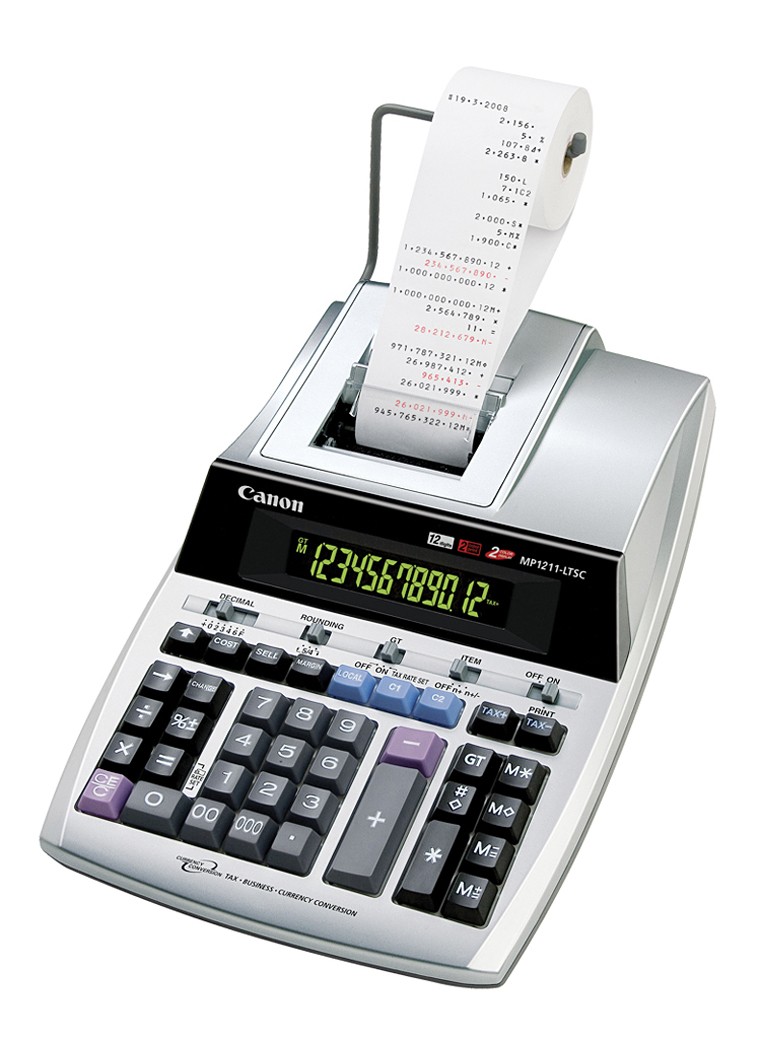 Canon Calculator cu banda 12 digiti tipar 2 culori