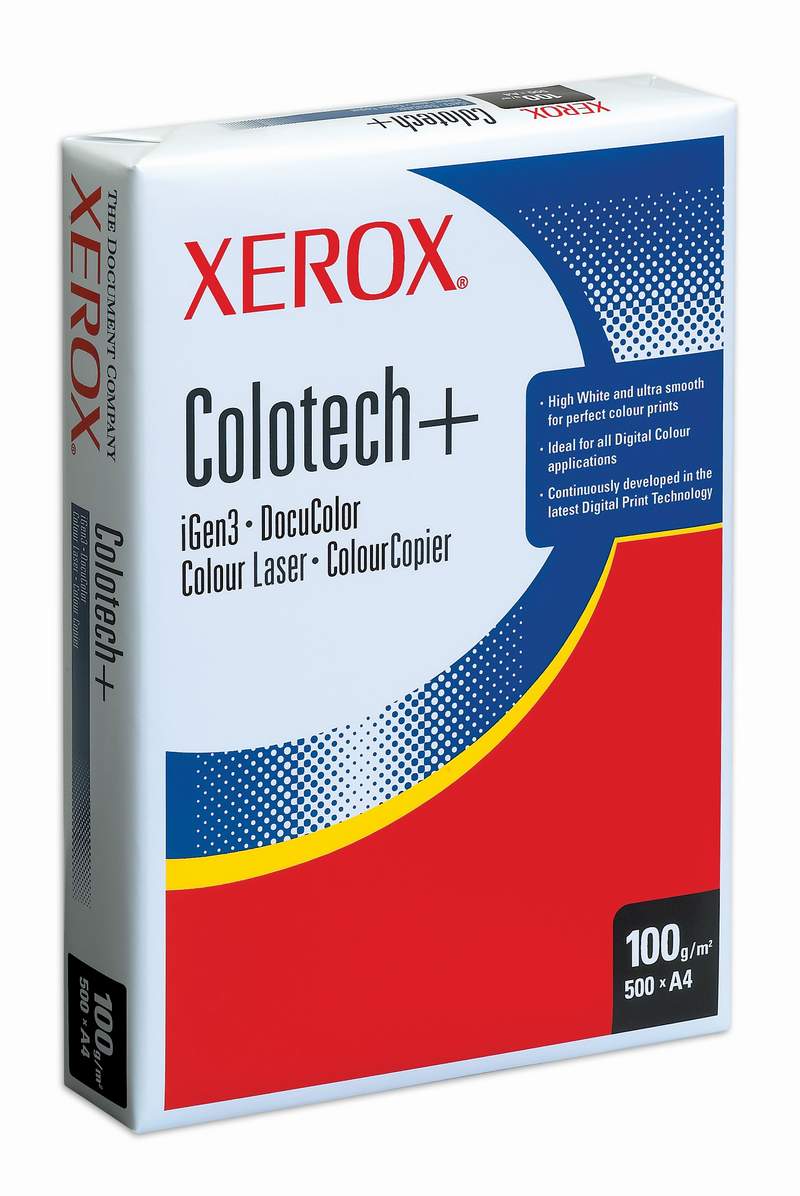 Xerox Hartie A4 100g/mp Colotech+, top 500 coli