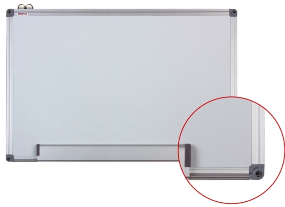 Optima Whiteboard 200x100cm rama aluminiu tavita markere