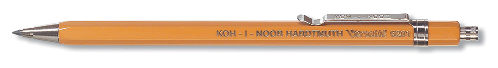 Koh-I-Noor Creion mecanic profesional 2mm corp metalic galben