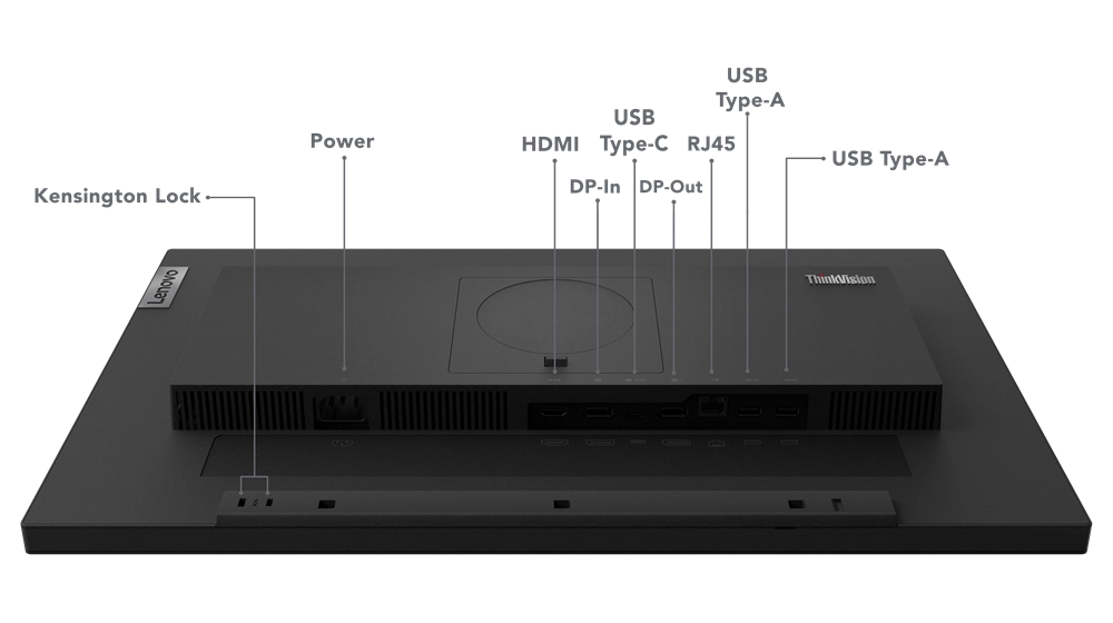 Lenovo ThinkVision T24m-29 monitor 23.8 inch IPS FHD USB-C RJ45 