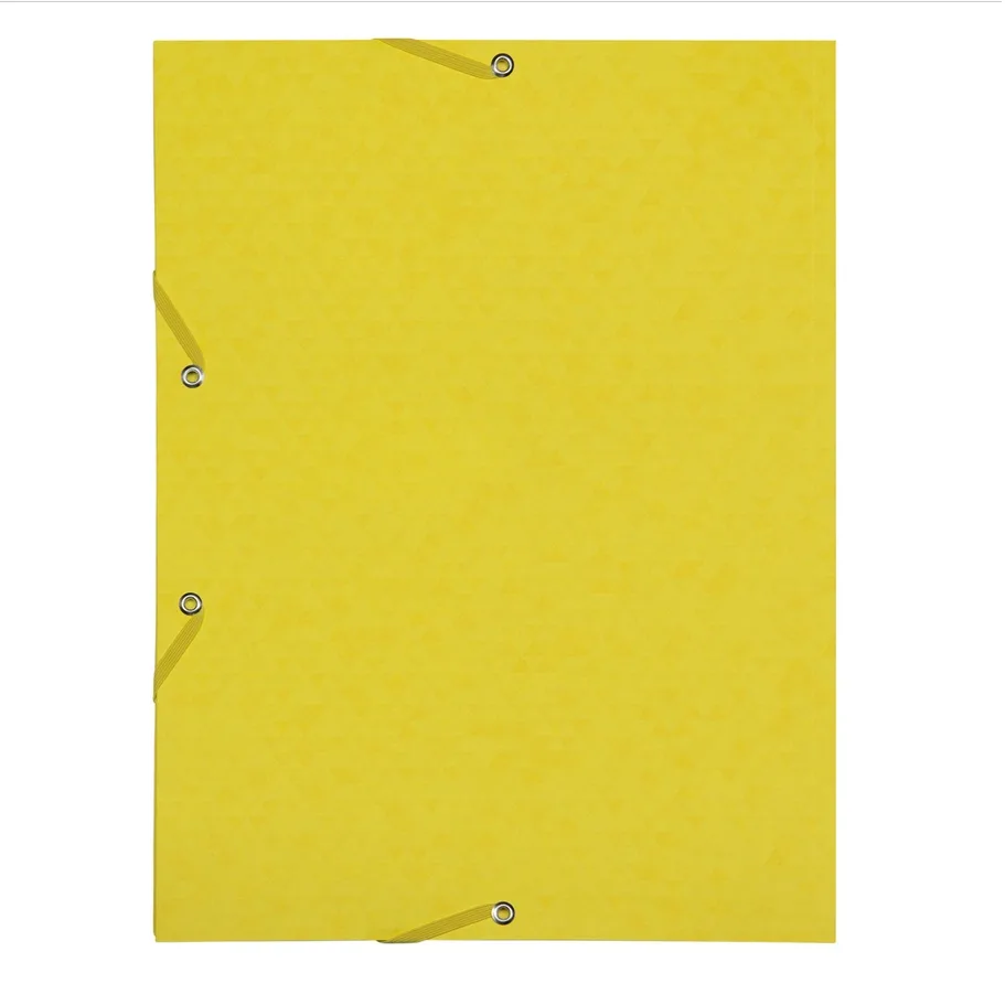 Oxford Mapa Topfile A4 cu elastic PEFC, 200 coli, galben main