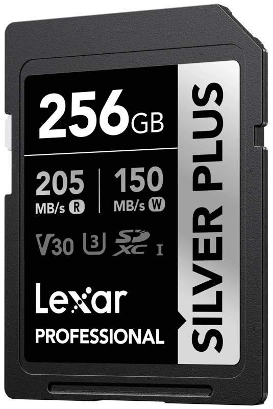 Lexar SDXC Professional SILVER Plus 1066x UHS-I/U3/A2/4K R205/W150 (V30) 256GB