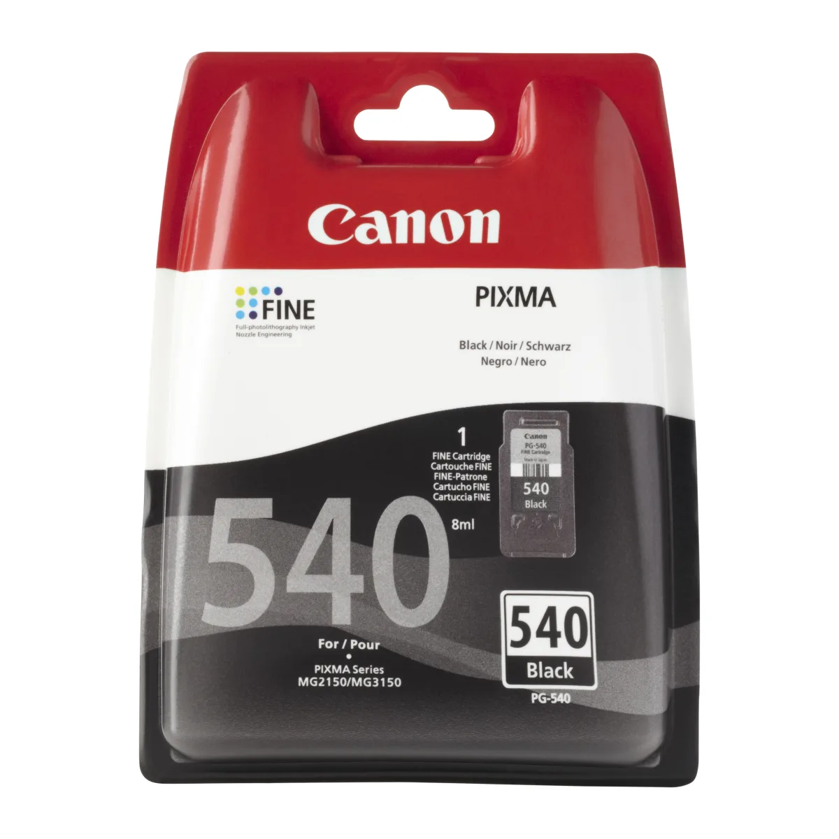 PG-540 Cartus cerneala black pt. Canon MG2150/3150, 180 pag