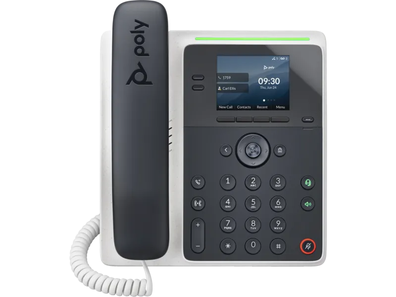 HP Poly Edge E100 IP Phone and PoE-enabled 