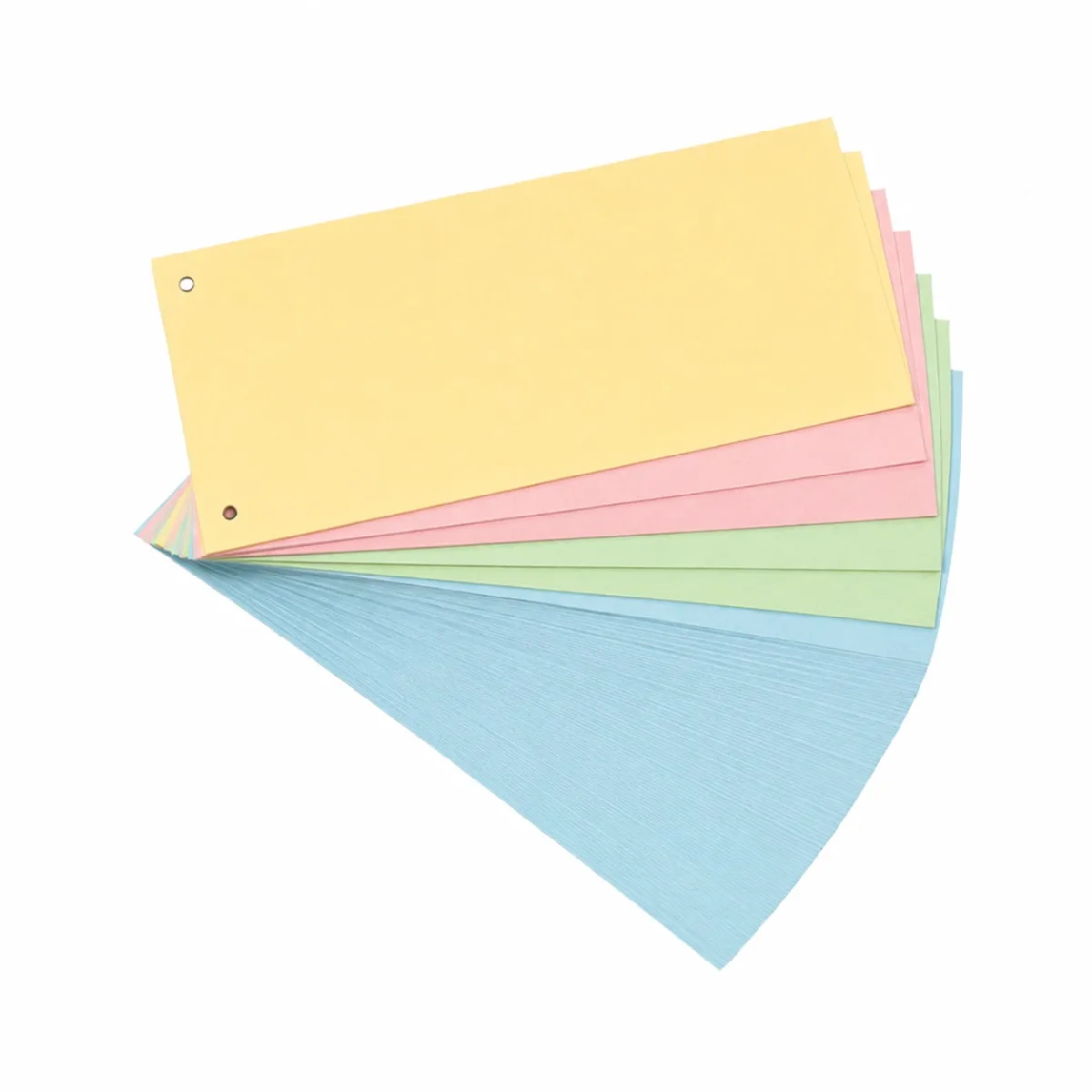 Office Separatoare carton biblioraft 100x240mm mix, set 100