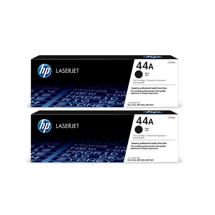 Pachet cartuse toner HP original CF244A (44A) negru x2 2000