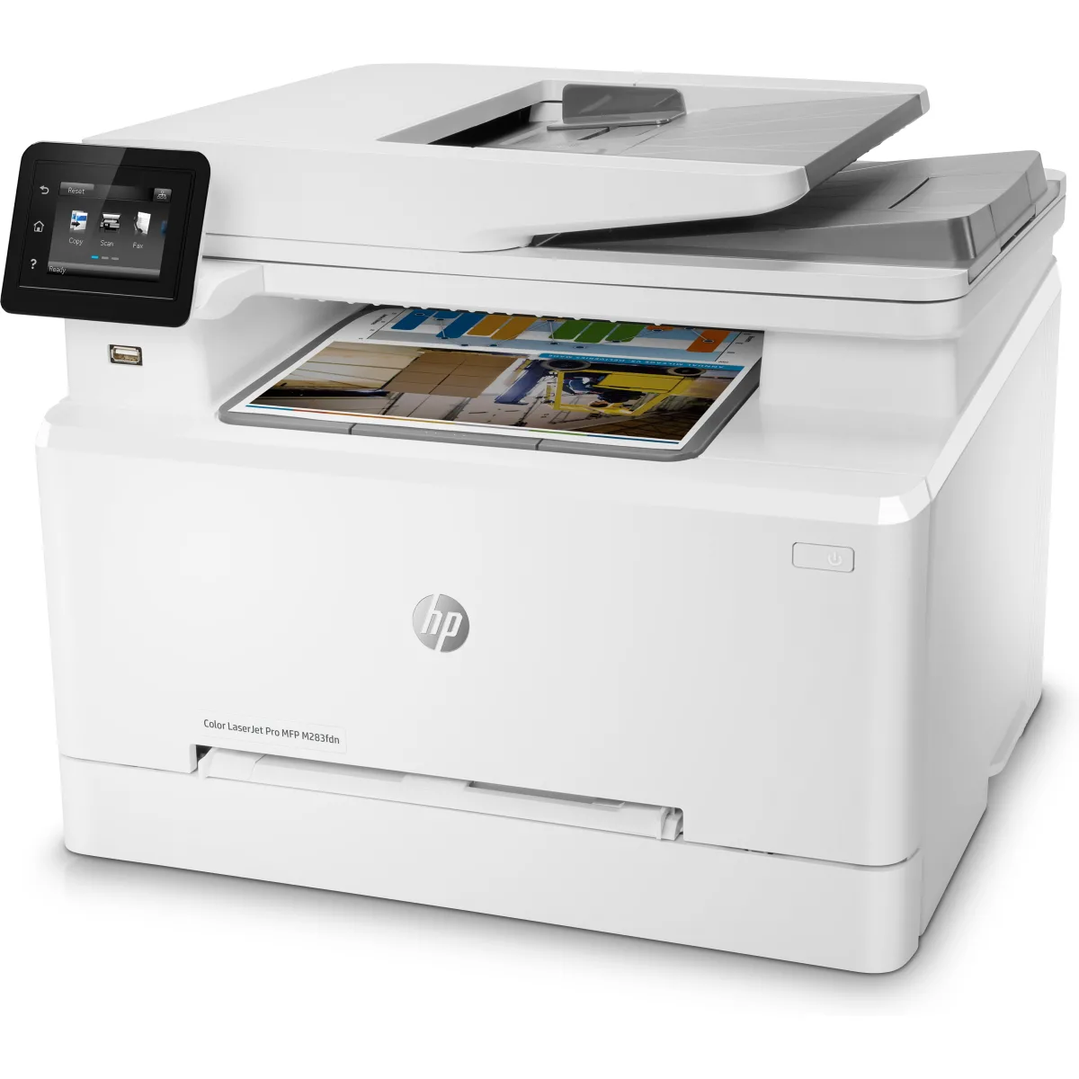HP Color LaserJet Pro M282nw multifunctional color Wi-Fi angle
