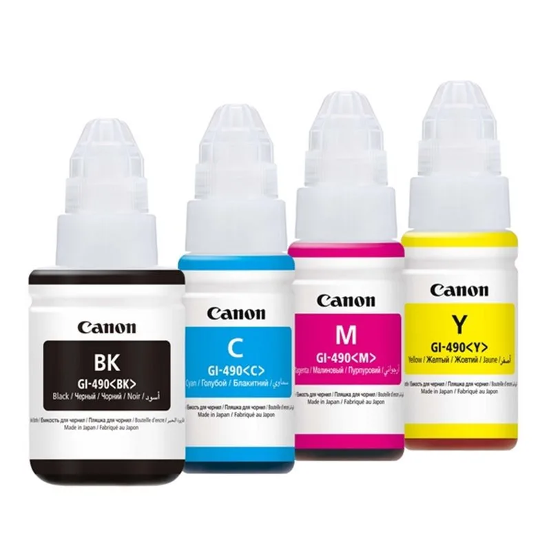 GI-490Y flacon cerneala yellow original pentru Canon Pixma G1400, G2410, 70ml