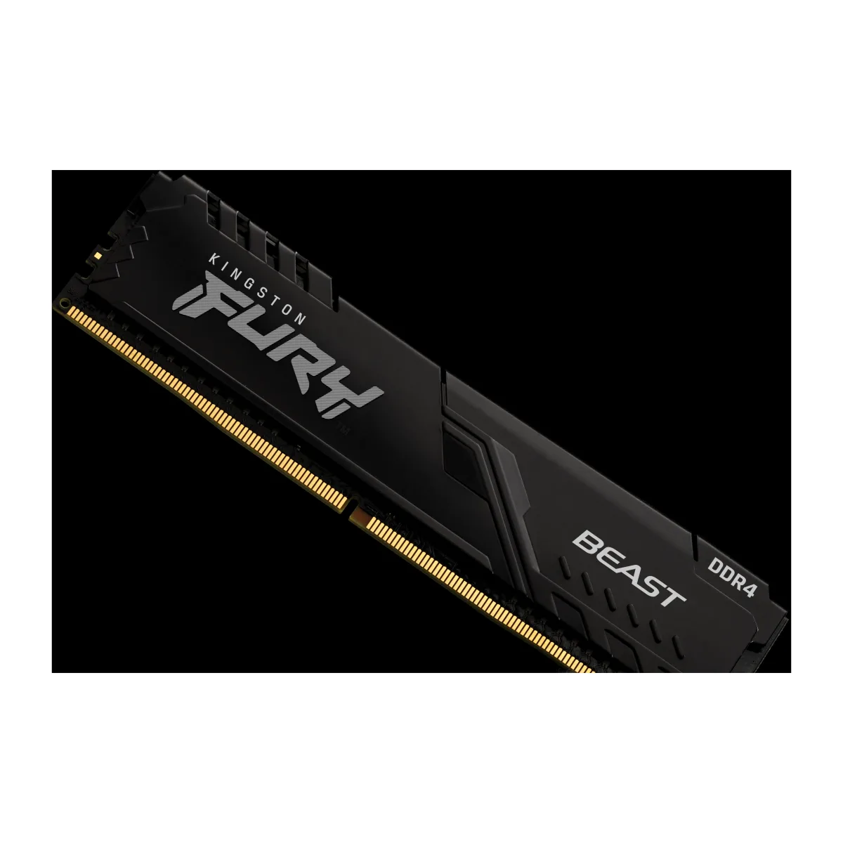 Kingston FURY Beast Black DRAM 16GB 3200MHz DDR4 CL16 DIMM (Kit of 2) angle
