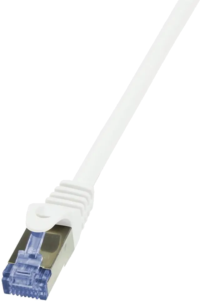 PATCH CORD S/FTP LOGILINK Cat6a, LSZH, cupru, 2 m, alb, AWG26, dublu ecranat "CQ3051S"