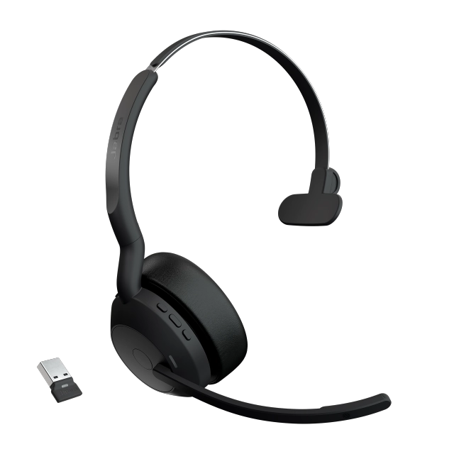 Jabra Casca EVOLVE2 55 UC 25599-889-999, mono, On-Ear, Bluetooth, USB-A, Link 380a