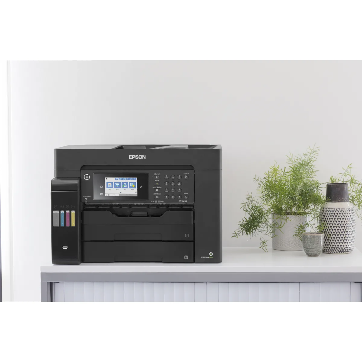Epson EcoTank L15160 multifunctional CISS A3+ fax C11CH71402 angle