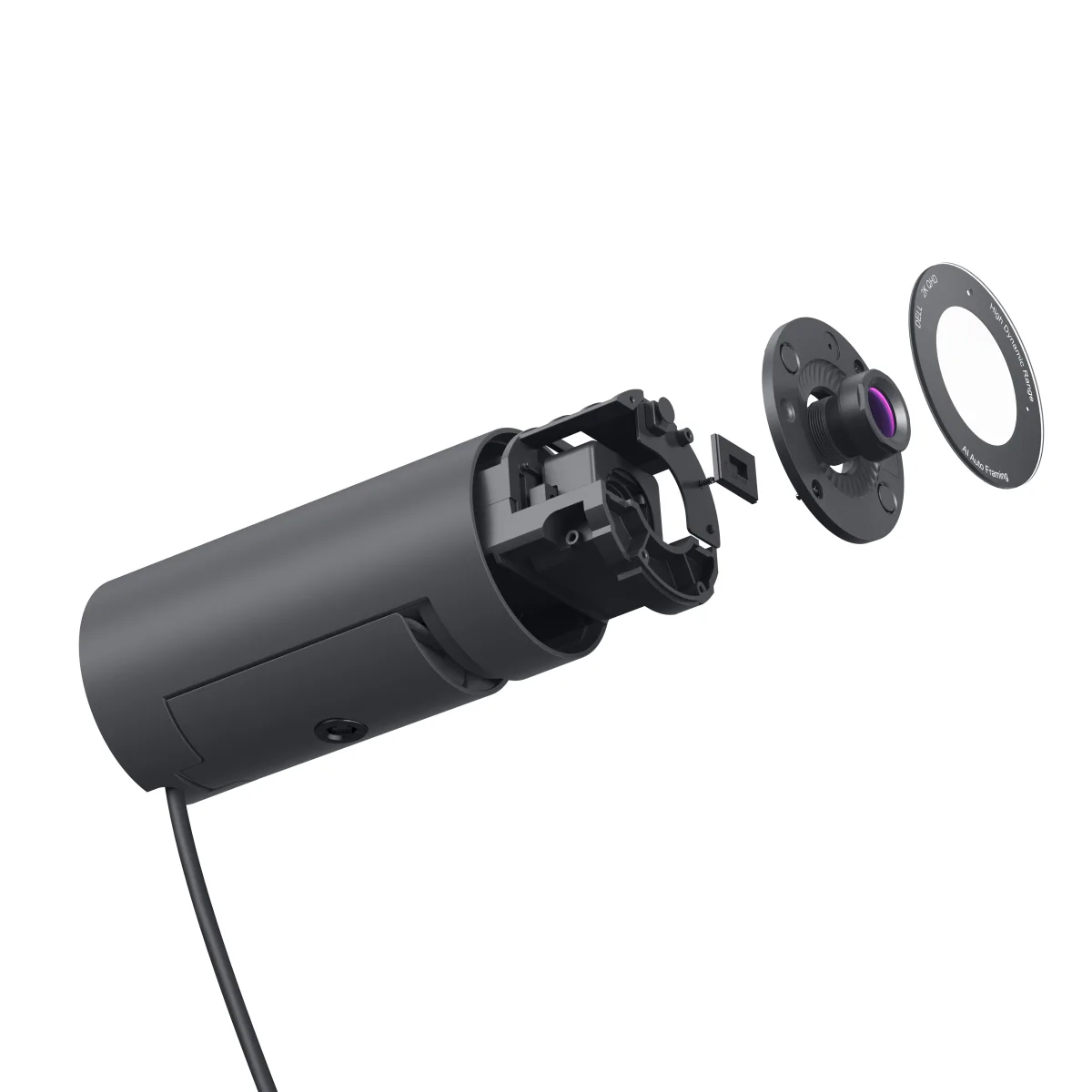 Dell Pro Webcam WB5023 camera web QHD 2K FOV 65-78 grade HDR1 autofocus angle