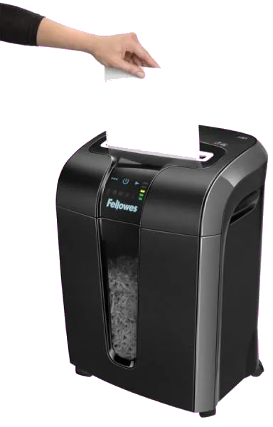 Fellowes Distrugator documente 73Ci, 12 coli, particule 4x35 mm, P-4, CD/DVD, cos 23L