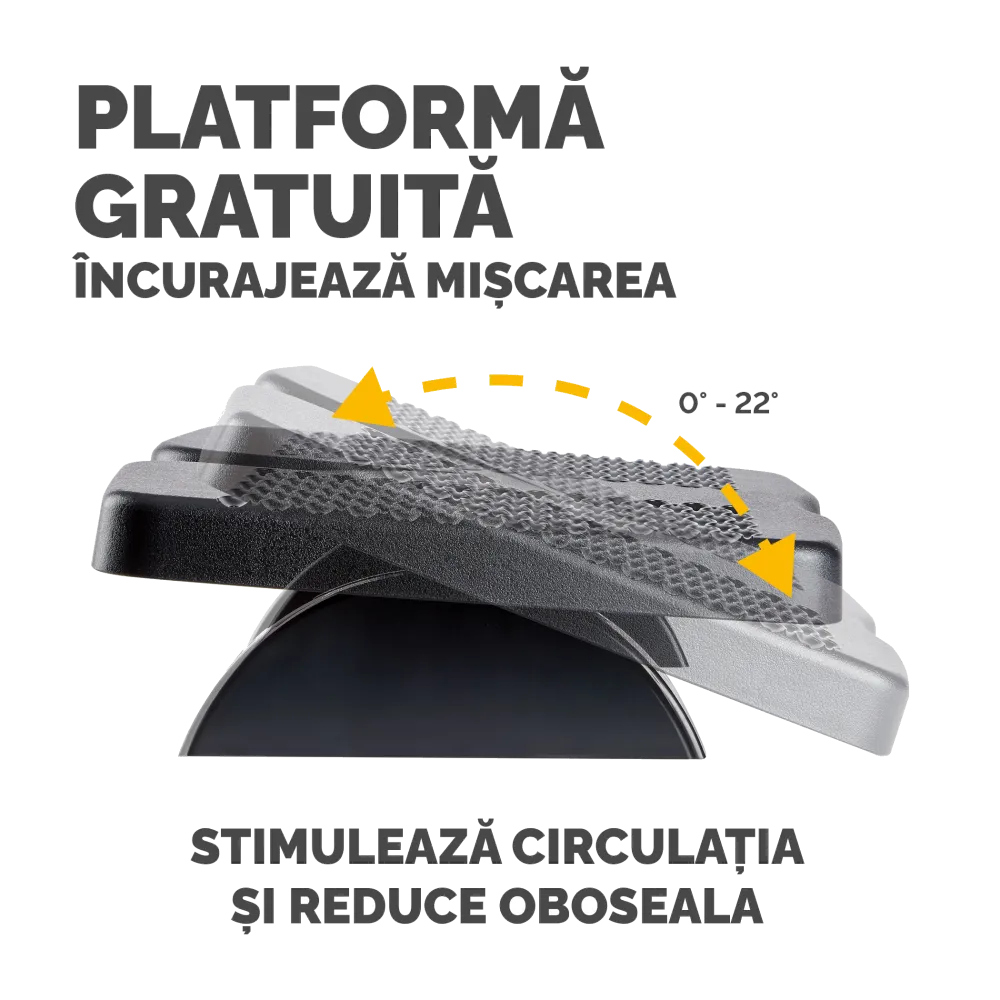 Fellowes Refresh foot suport - suport ergonomic pentru picioare 