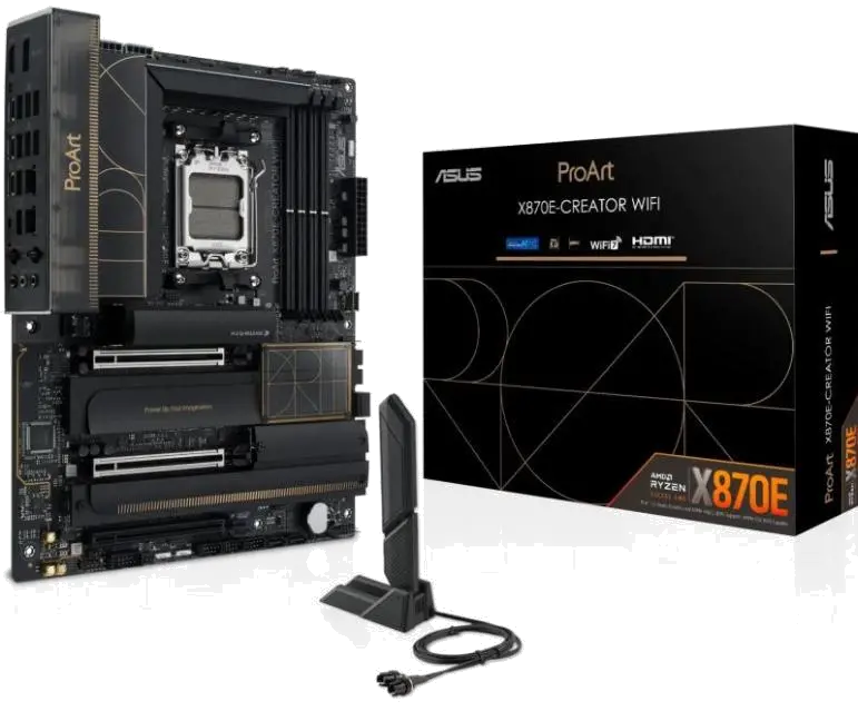 Asus PROART X870E-CREATOR WIFI AM5 Placa de Baza 4x DDR5, 1x HDMI 2x USB4, 2x PCIE 5 lifestyle