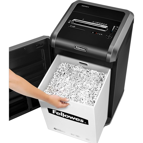 Fellowes Distrugator documente 325Ci, 22-24 coli, particule 4x38 mm, P-4, cos 83L 