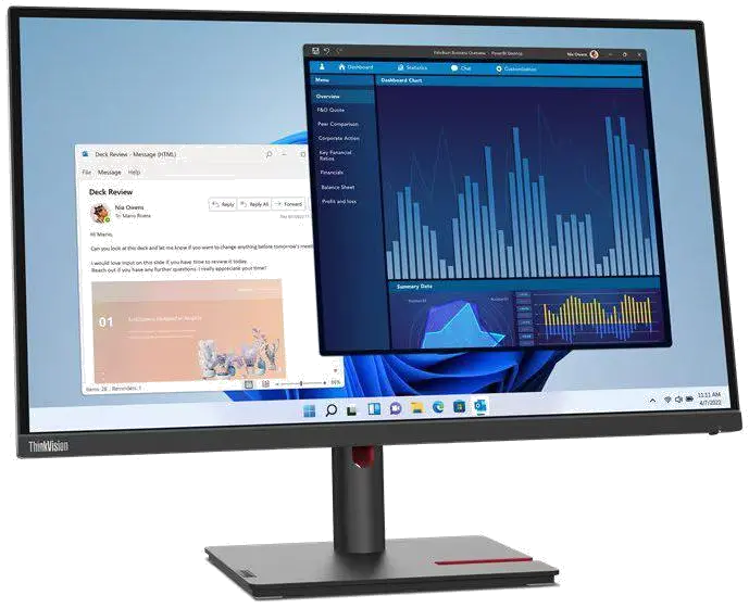Lenovo ThinkVision T27p-30 monitor 27 inch IPS 4K USB-C RJ45 