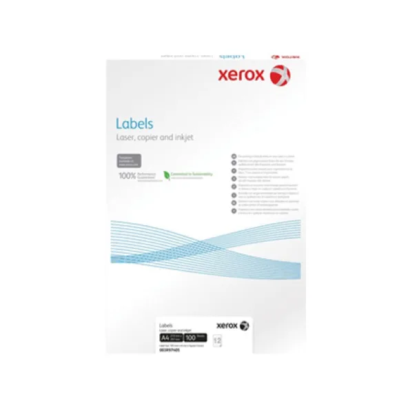 Xerox Etichete autoadezive A4 6 etichete 99x93.1mm 100 coli